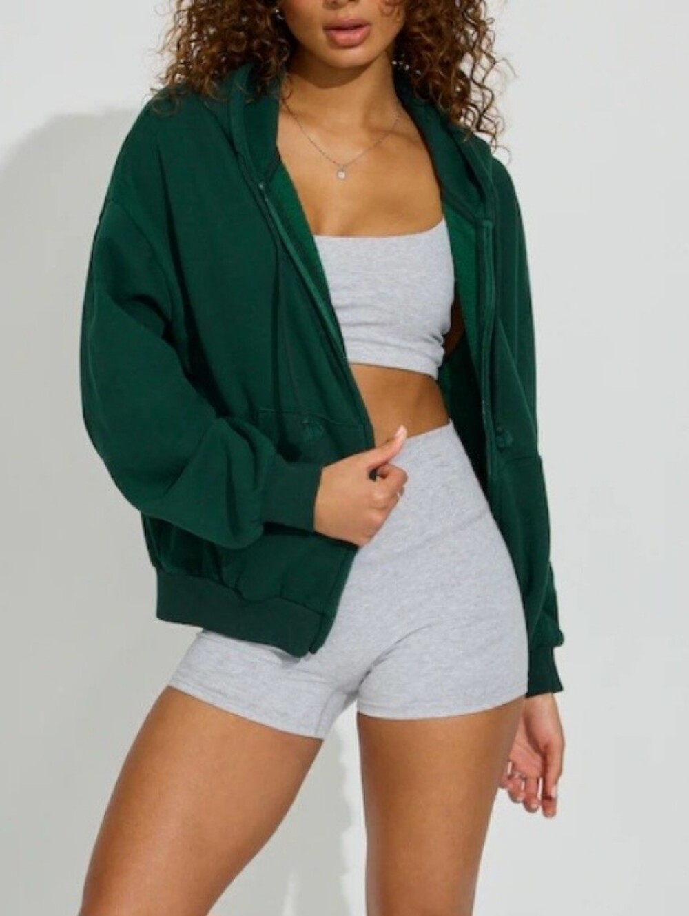 GARAGE - ULTRAFLEECE FULL ZIP HOODIE (LUSH GREEN)
